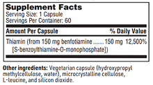 Load image into Gallery viewer, Benfotiamine (60 caps), KHOSH