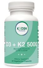 Load image into Gallery viewer, Vitamin D3 + K2, KHOSH