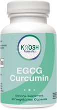 Load image into Gallery viewer, EGCG Curcumin (60 caps), KHOSH