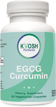Load image into Gallery viewer, EGCG Curcumin (60 caps), KHOSH
