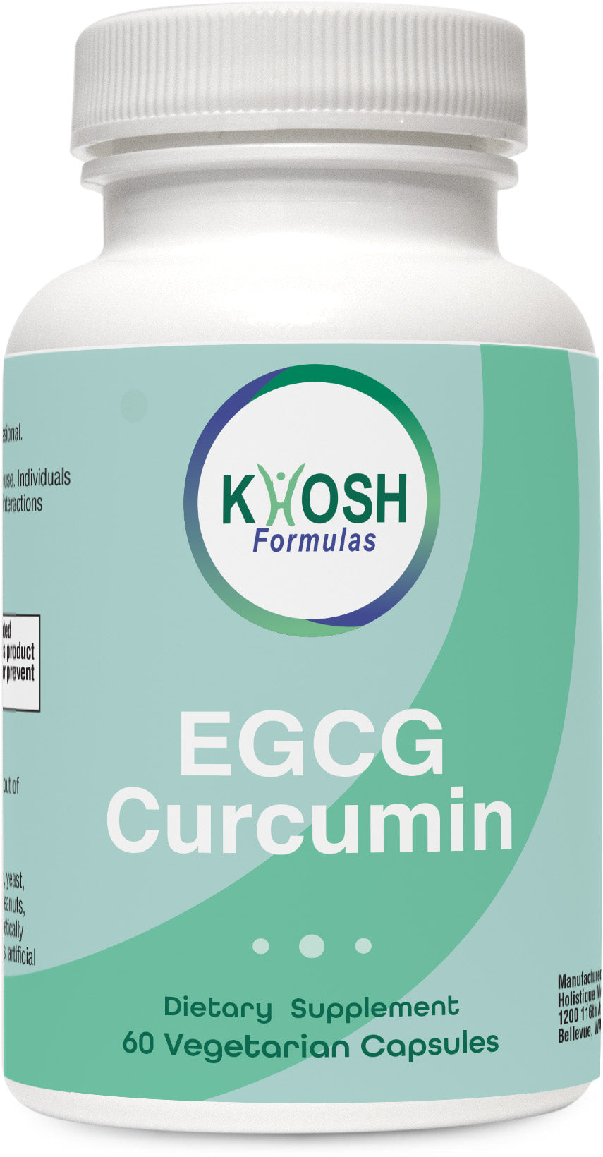 EGCG Curcumin (60 caps), KHOSH