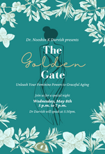 Load image into Gallery viewer, Book Launch Event: &quot;The Golden Gate&quot; Presented by Dr Nooshin K Darvish, May 8th 5-7pm
